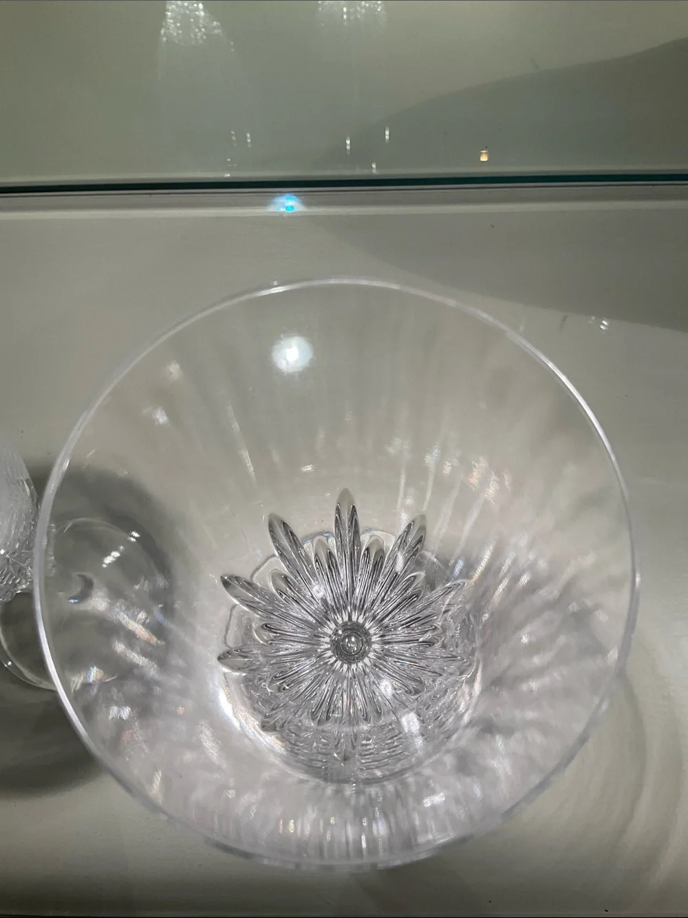 Set of two mint condition, Marquis by Waterford 8” glasses.  Beautiful shape.